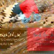 Lice infestation wearing a santa hat during the back to school season.