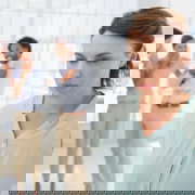 Woman being excluded at work because she has lice